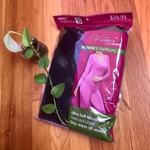 NWT Victoria’s Intimates & Sleepwear Thermal Set - Picture 1 of 3